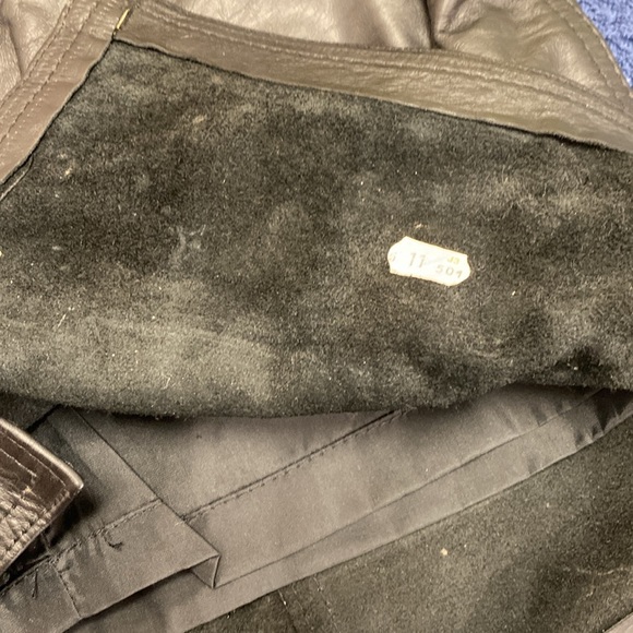 Vintage Leather Skirt Size 11/12 - Picture 11 of 11